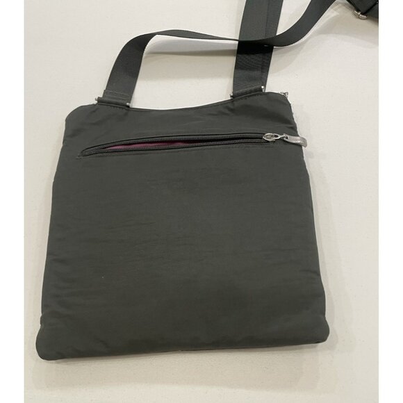 Baggallini Crossbody Travel Bag Purse Gray & Purple Travel Everyday Casual - Picture 9 of 10